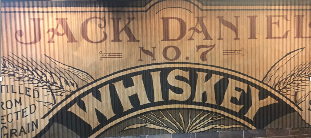 Mural at Jack Daniels Distillery