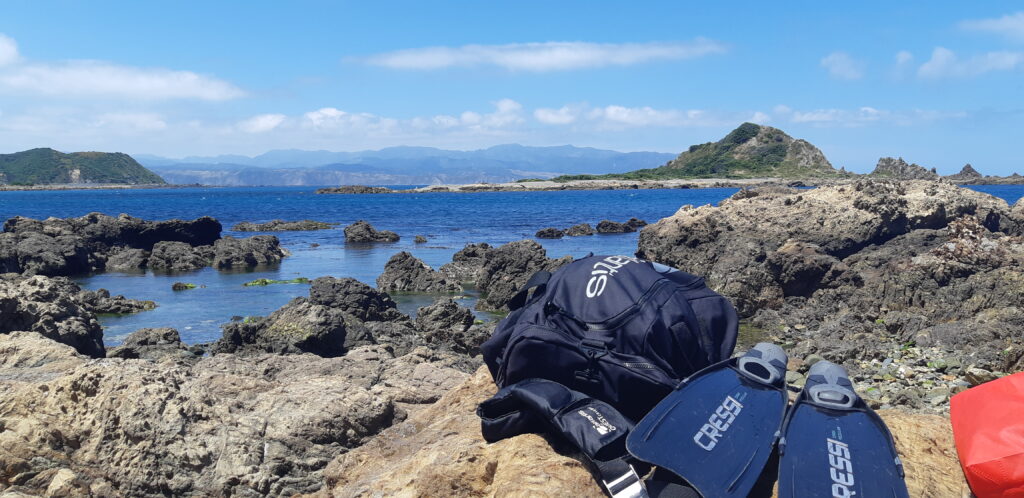 Snorkeling by Taputeranga Island