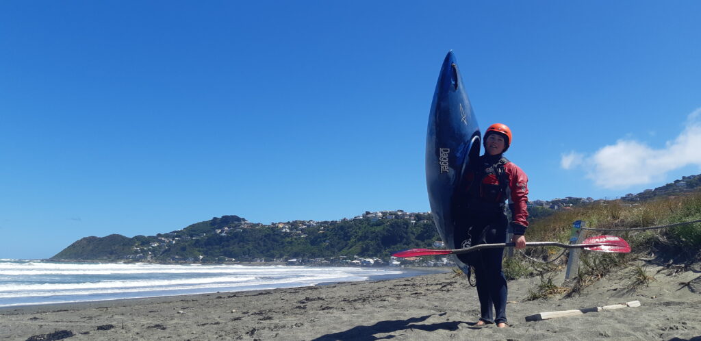 South Coast surf kayaking