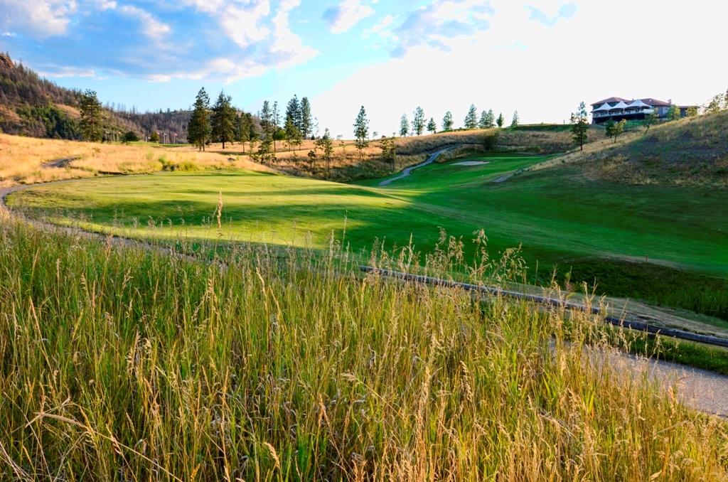 The signature 18th hole at EaglePoint challenges any golfer 