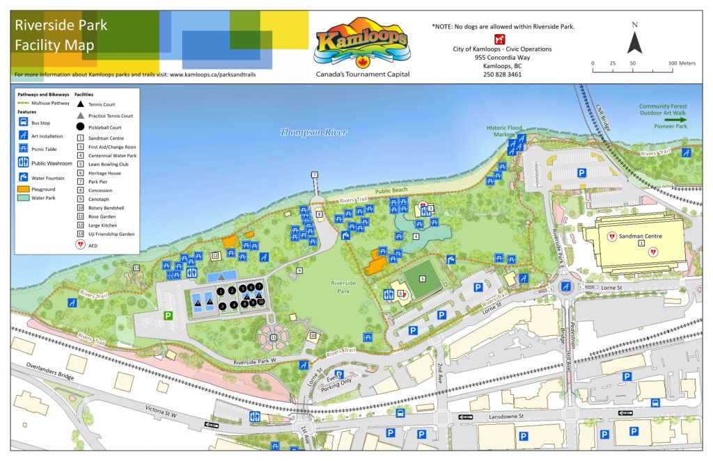 Map of Riverside Park