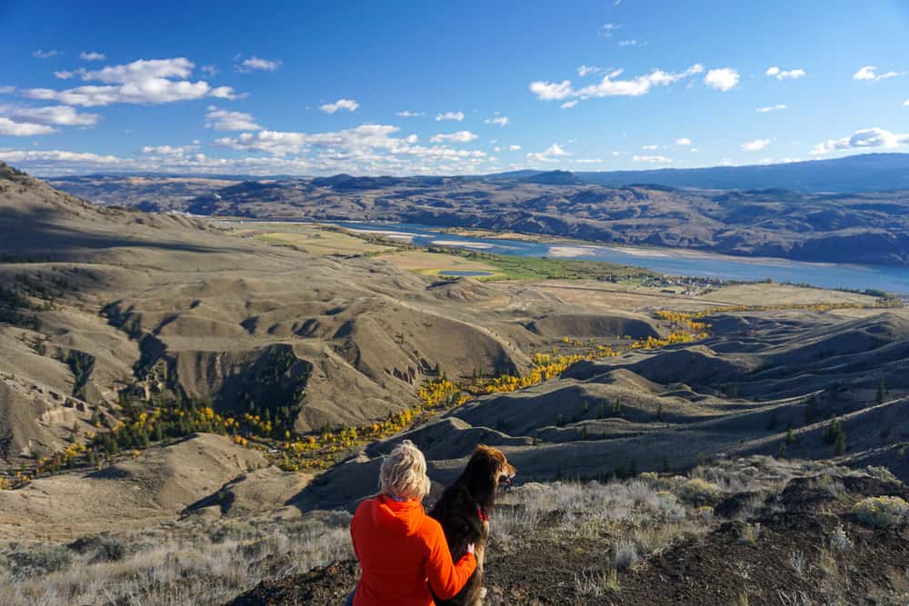 Scenic view of hiking spots