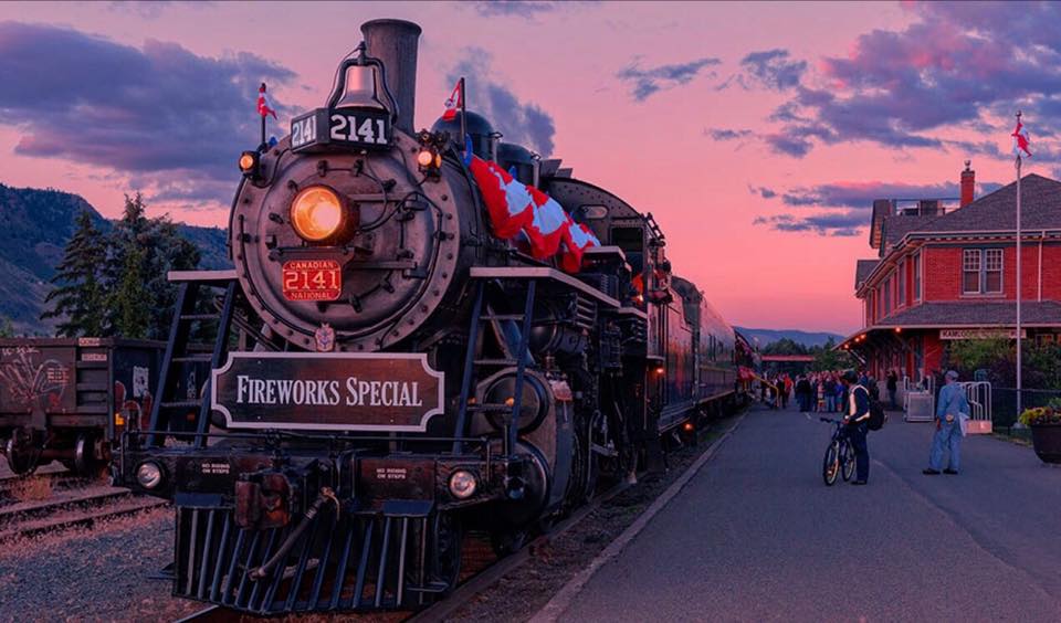 2141 Steam Locomotive in Sunset